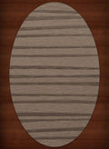 Stone Stripes Lines 12' x 15' Oval Area Rug R65793
