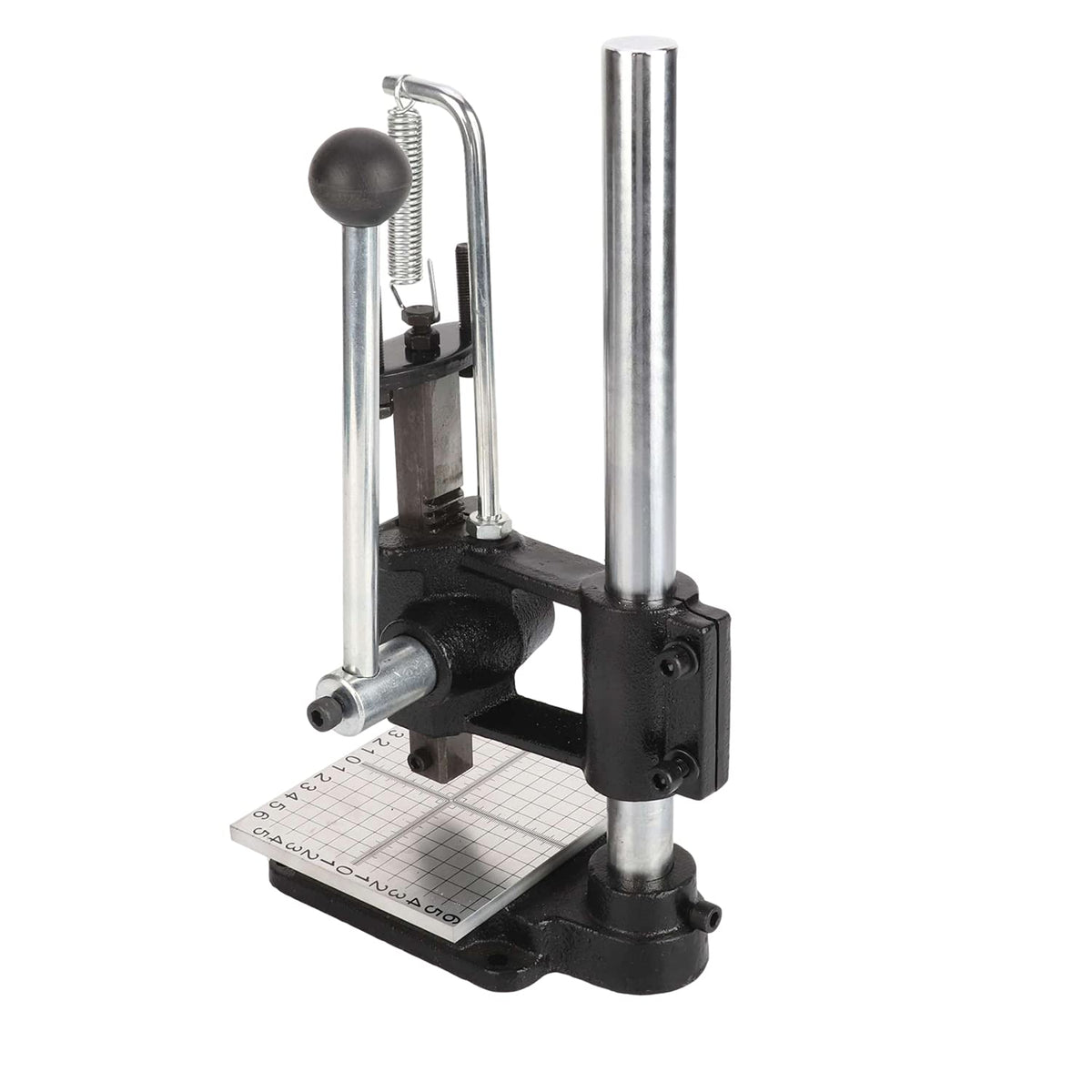 Leather Hole Puncher with Aluminum Plate with Scale Table J6302
