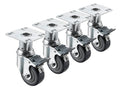Heavy Duty Adjustable Height Plate Caster V278