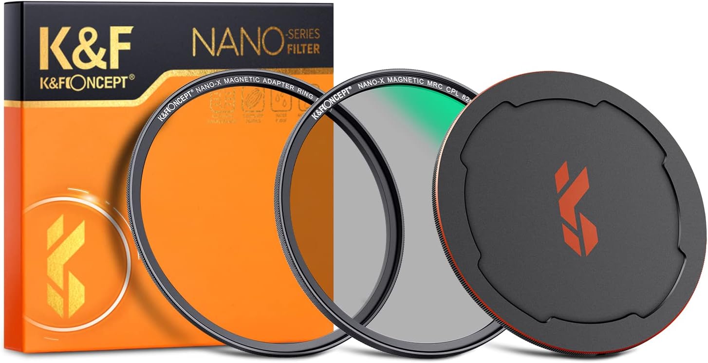 82mm Circular Polarizing Filter Kit with Adapter Ring and Lens Cap S156