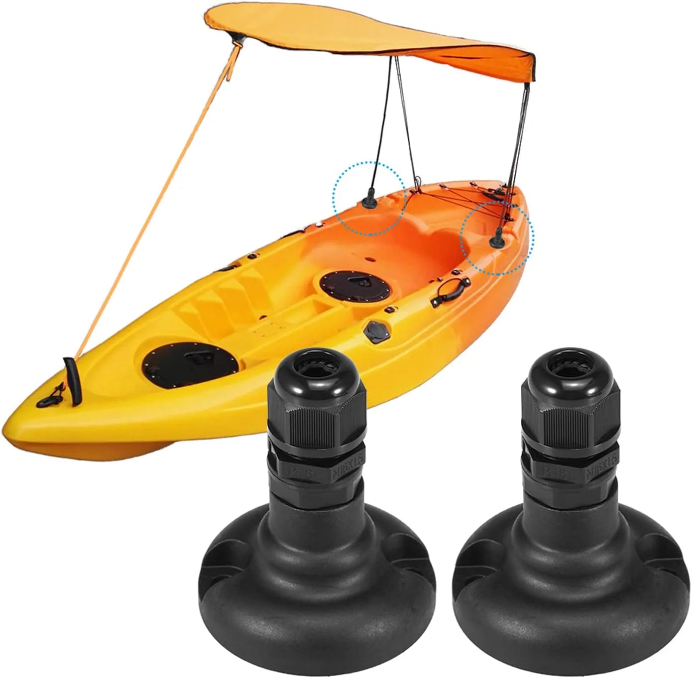 Single Person Kayak Sun Shade Canopy E76854