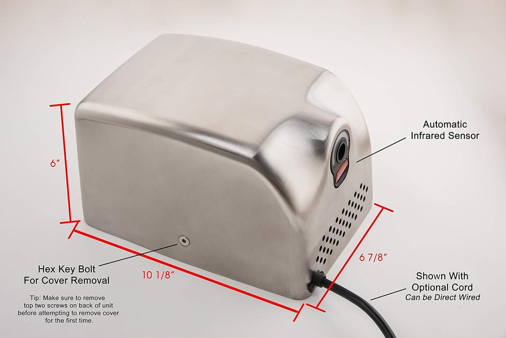 Stainless Steel Automatic Electric Hand Dryer J10442