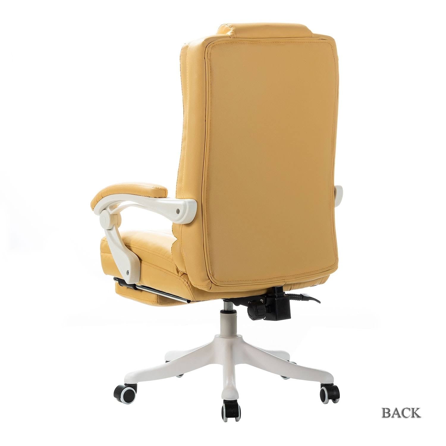 Navy Swivel Gaming Chair with White Base L5893