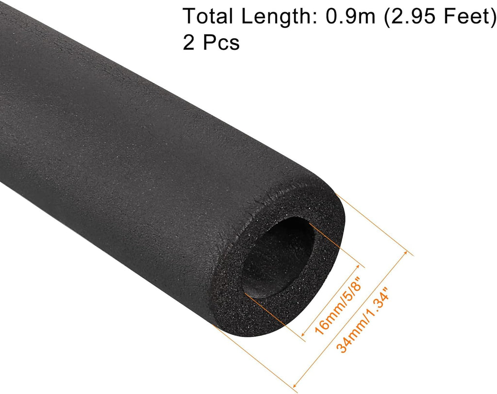 Black Foam Tubing Pack of 2 J572