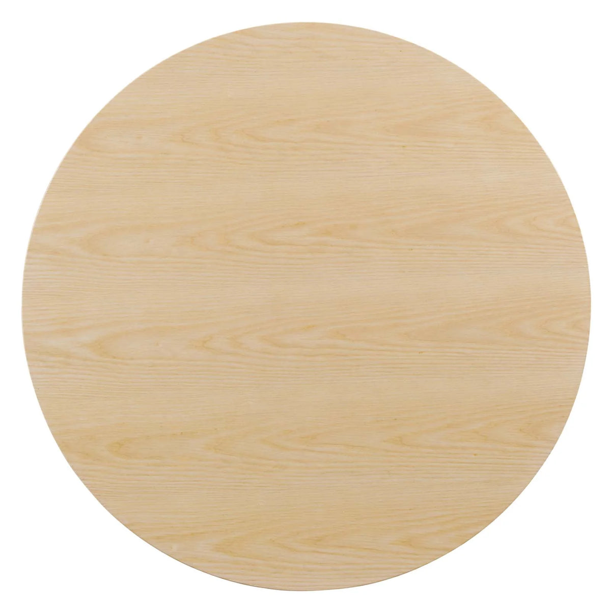 Round Natural Brown Wood Dining Table H684