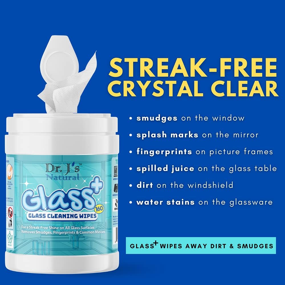 Glass Window Mirror Cleaning Wipes (12 Canisters) O31341