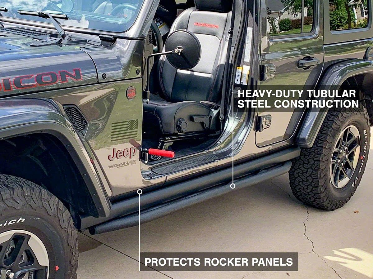 Rock Sliders for Jeep Wrangler JL 4-Door S91607