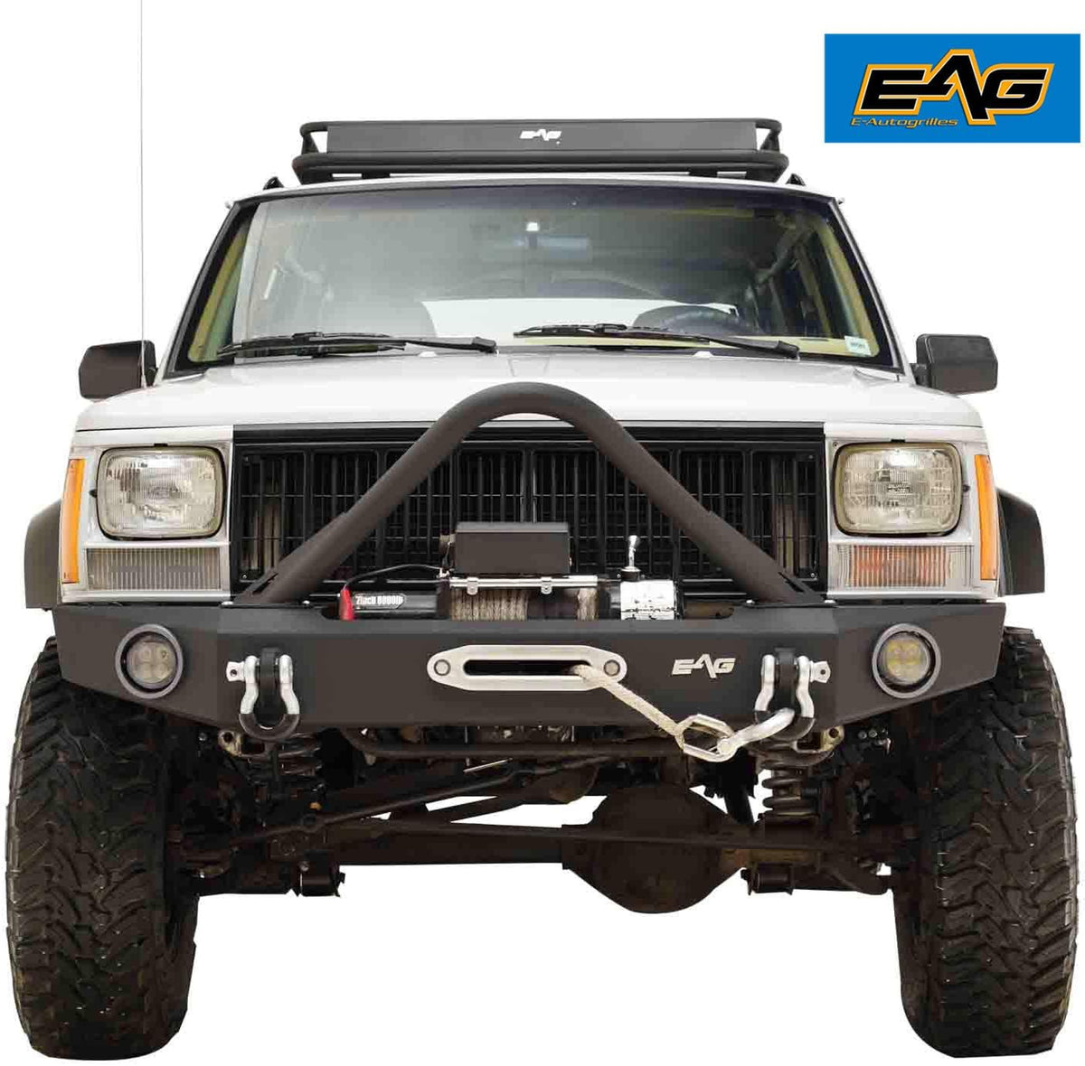 Front Bumper with Tire Carrier for Cherokee XJ J6616