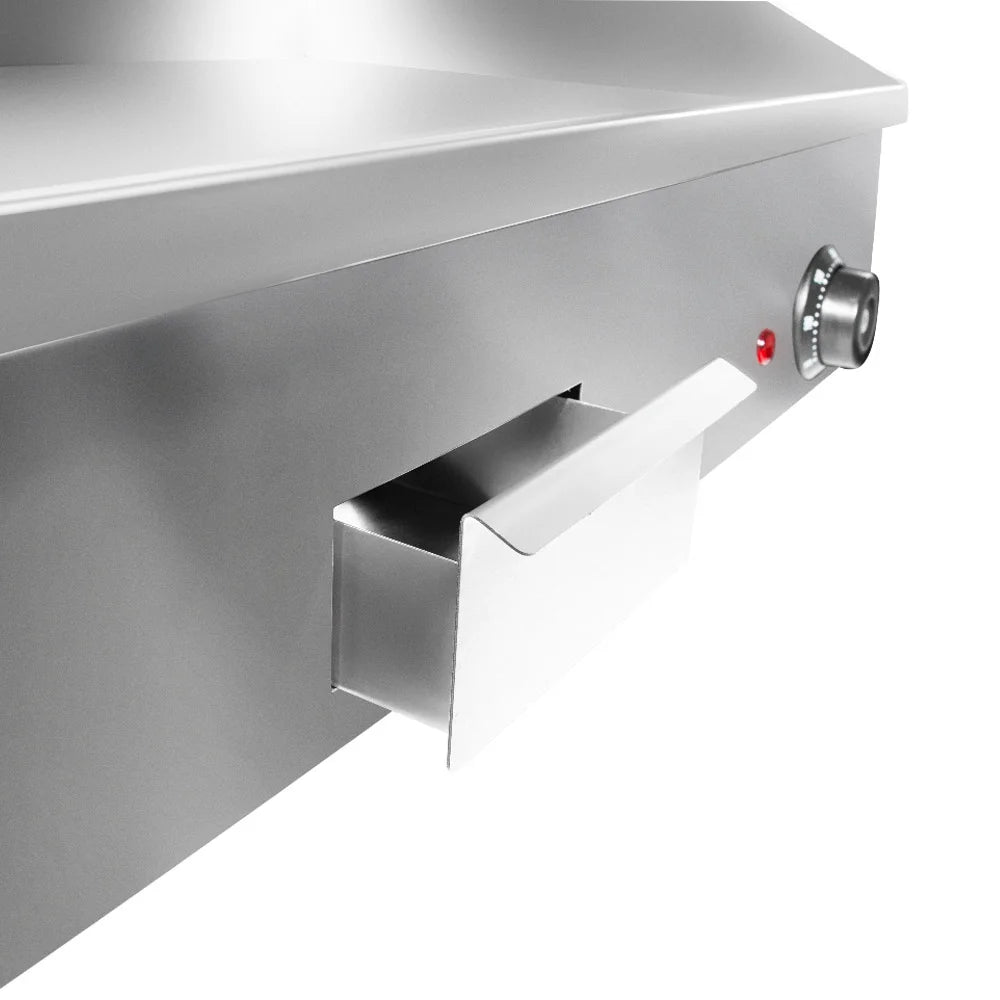 Flat Top Griddle Teppanyaki Grill with Single Thermostat Commercial 110V G10122