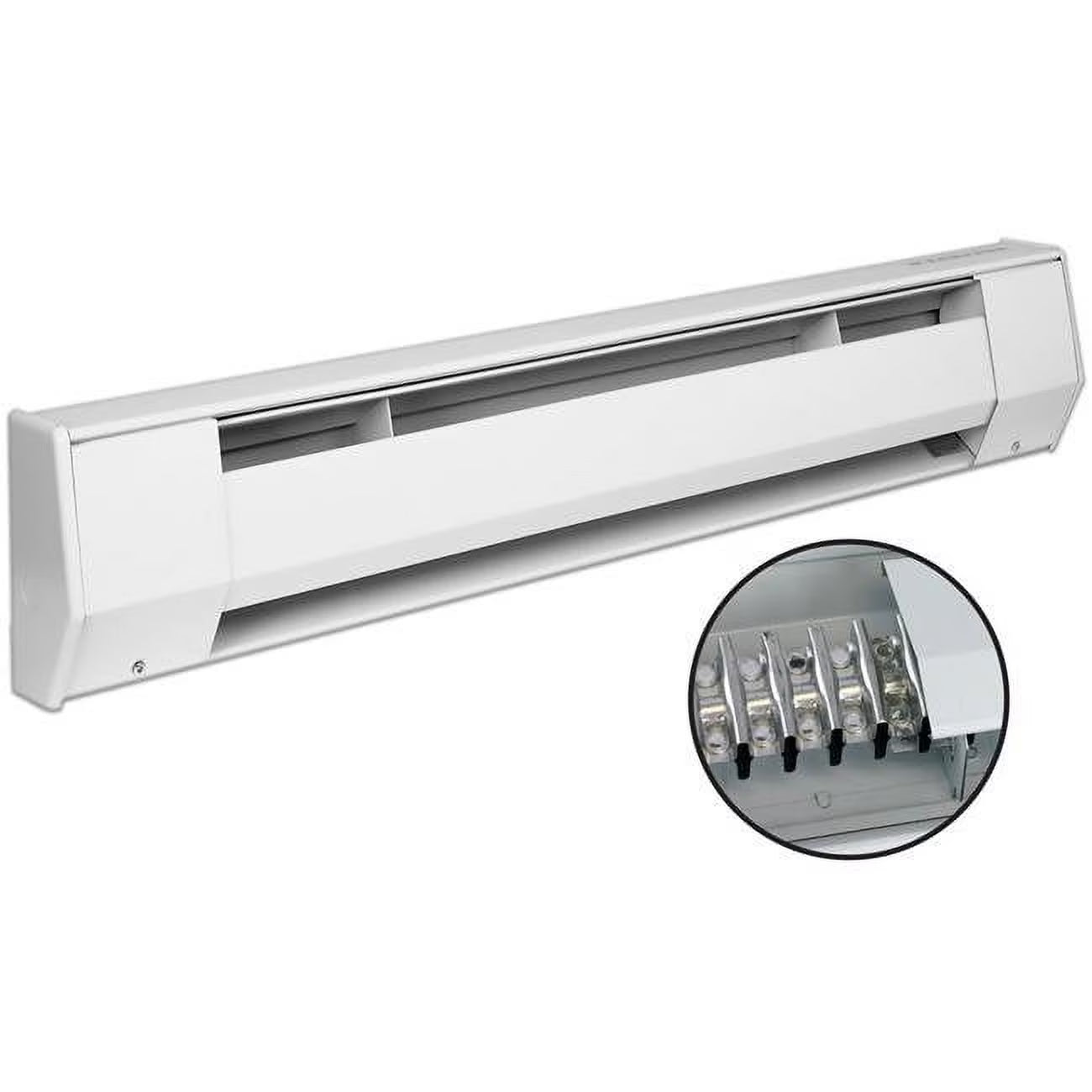 White 5 ft. Baseboard Heater J3921