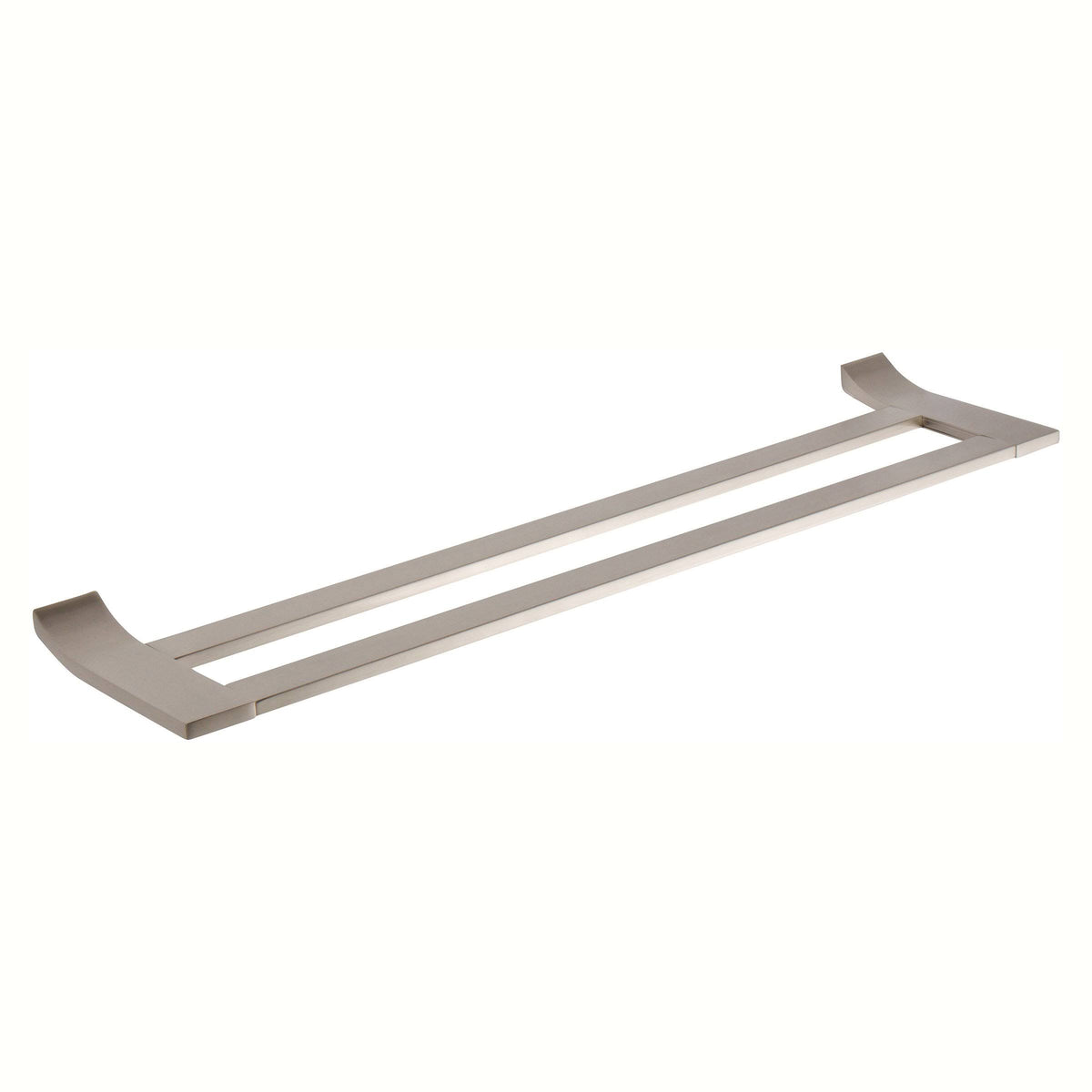 Satin Nickel Double Towel Bar H421