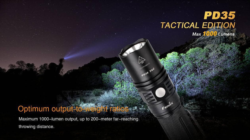 Tactical Flashlight with Two CR123A Lithium Batteries P62897
