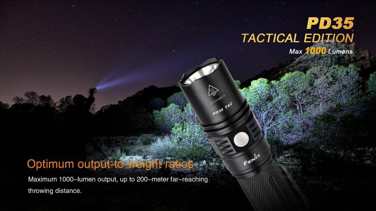 Tactical Flashlight with Two CR123A Lithium Batteries P62897