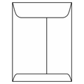 White Kraft 9 x 12 inch Open End Catalog Envelopes, Box of 500 O148