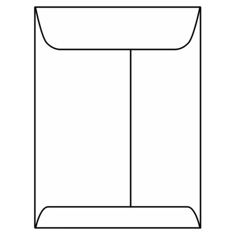 White Kraft 9 x 12 inch Open End Catalog Envelopes, Box of 500 O148