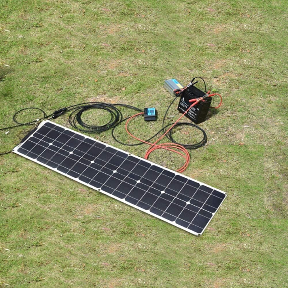 Flexible Monocrystalline 50W Solar Panel Kit with 10A Controller R5270