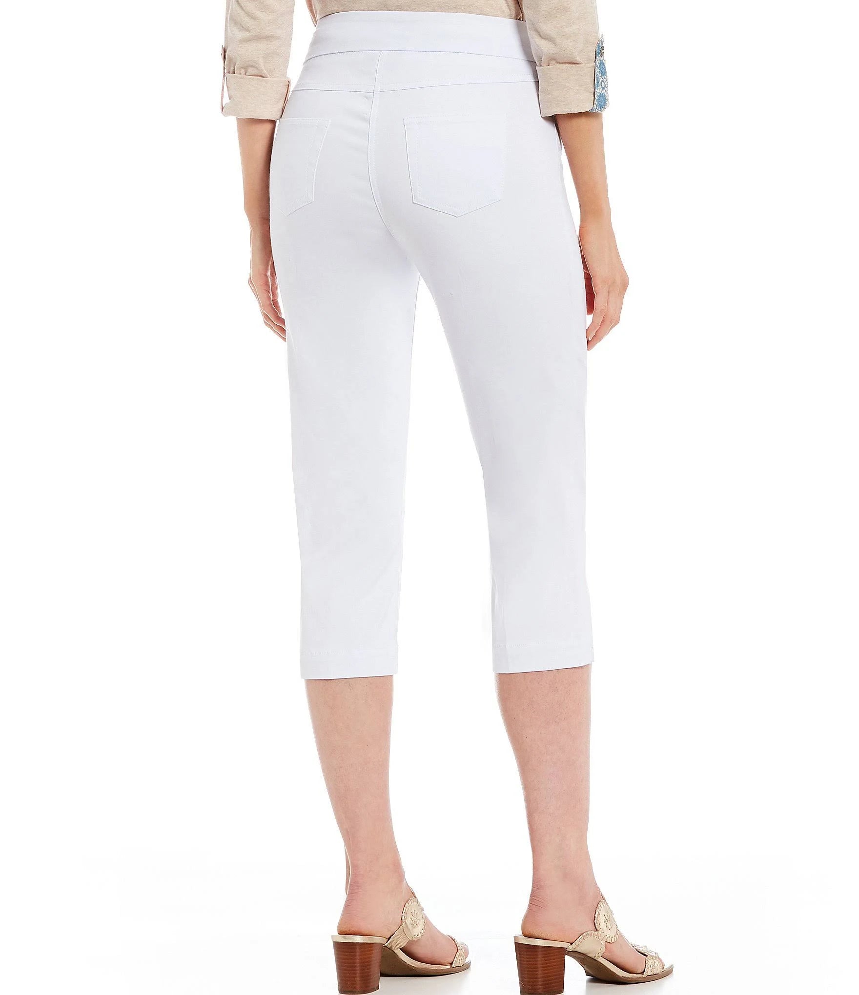 Denim Pull-On Capri Pants K610546