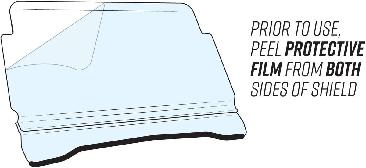 Clear Standard Half Windshield for Honda Talon W302404