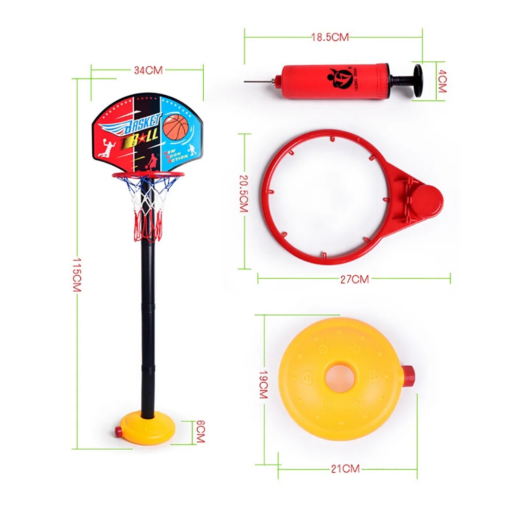 Adjustable Kids Mini Basketball Hoop Stand Toys T8311
