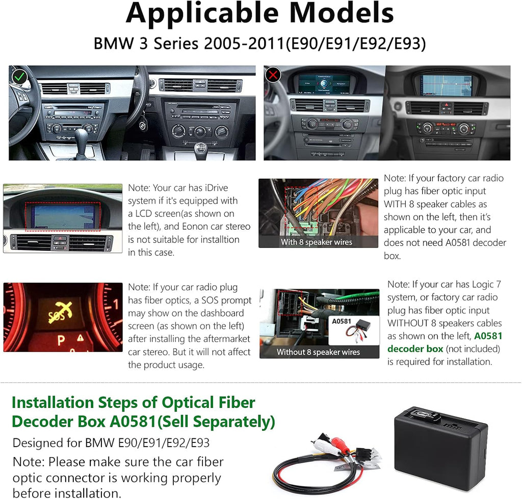 9 Inch Car Stereo Receiver with Bluetooth 5.0 H103481