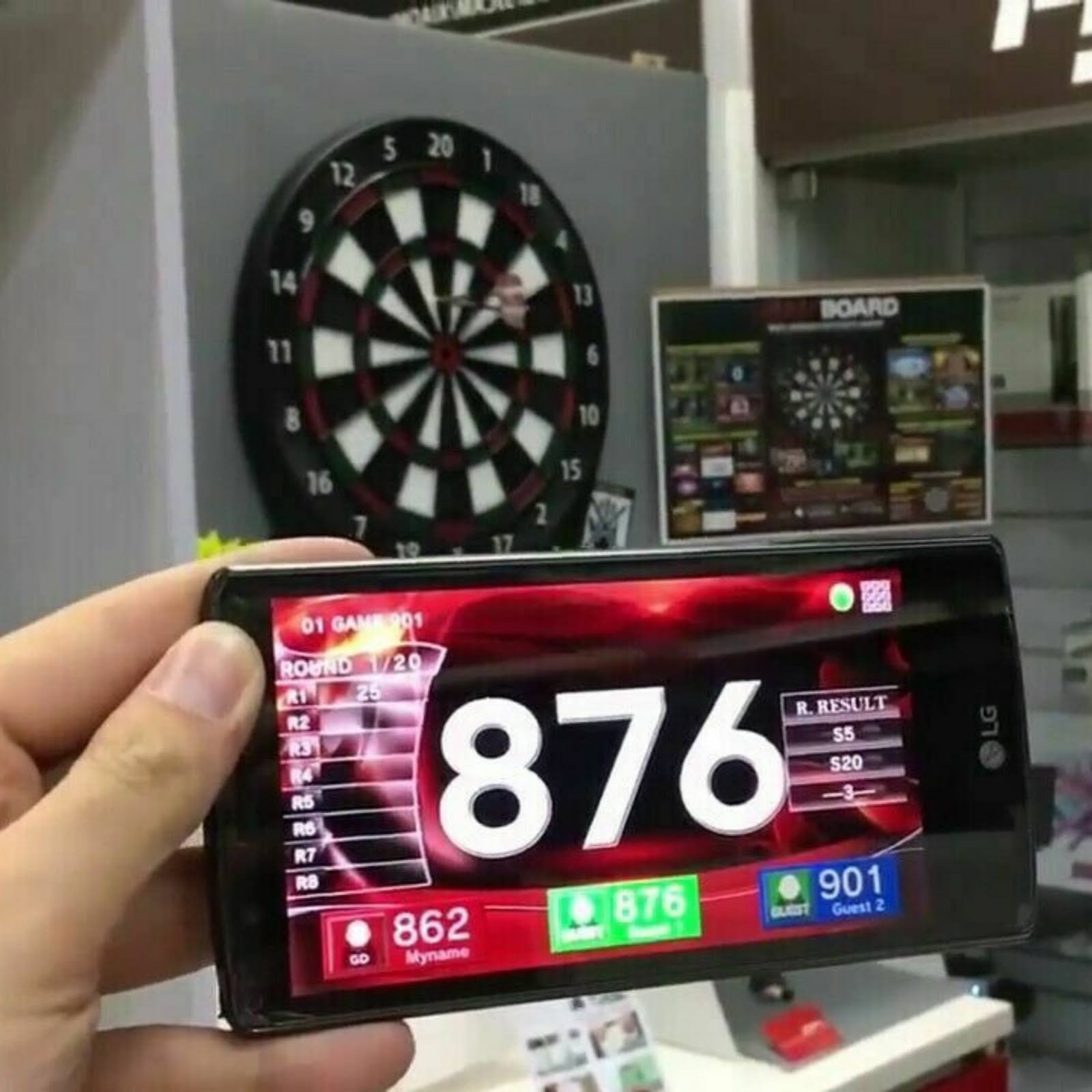 Blue Bluetooth Electronic Dartboard R88773