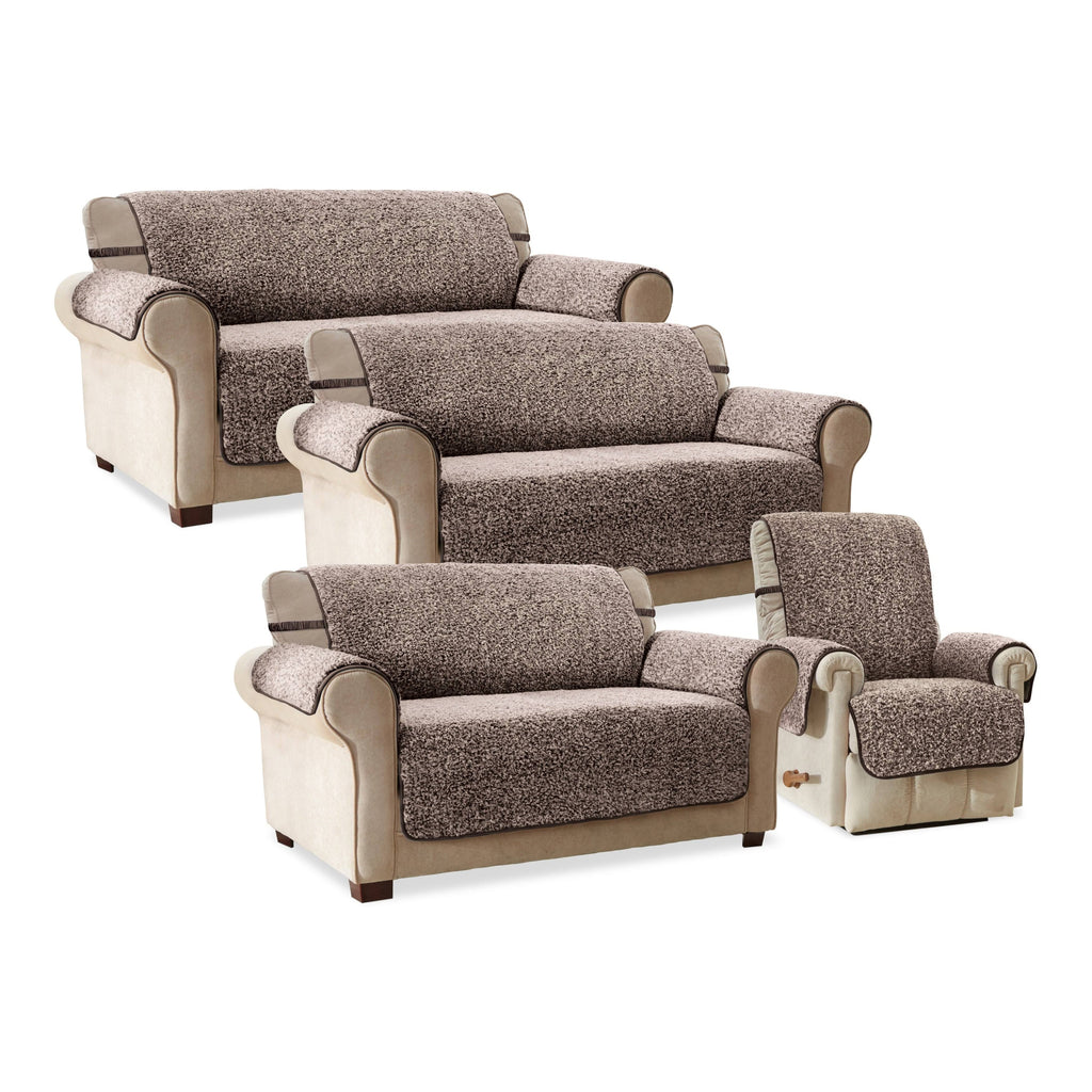 Grey Sherpa XL Sofa Furniture Cover I7748