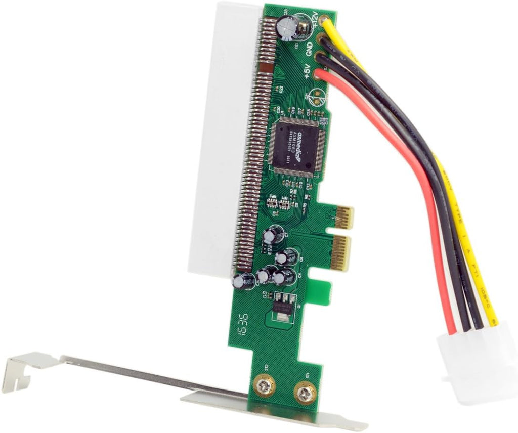 PCI-E X1 X4 X8 X16 to PCI Bus Riser Card Adapter Converter with Bracket Pack of 2 F412