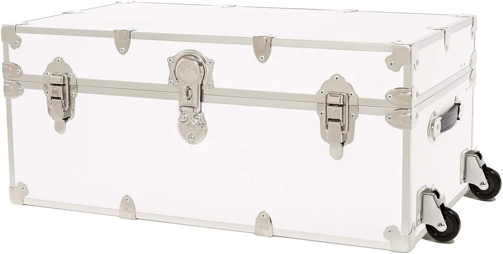 Large Armor Trunk with Removable Wheels 32x18x14 (Black) D598026