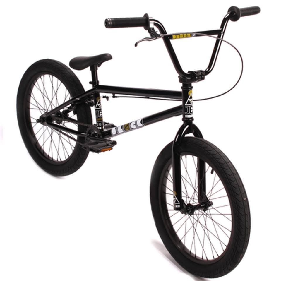 Gloss Black BMX Bike with Pink Camo Y7115