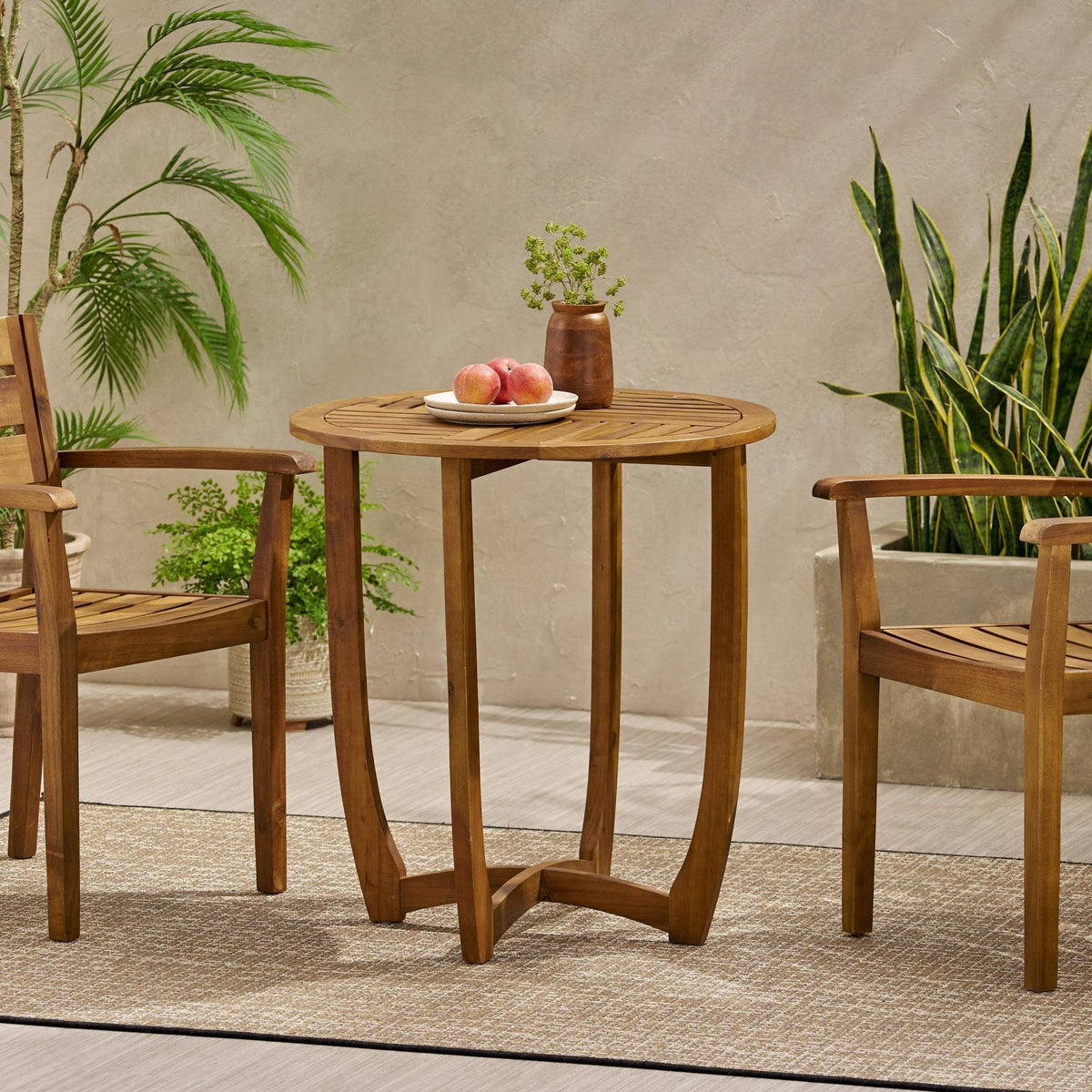 Acacia Wood Accent Table J142681