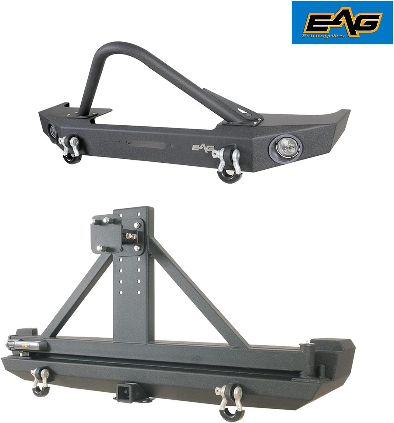 Front Bumper with Tire Carrier for Cherokee XJ J6616