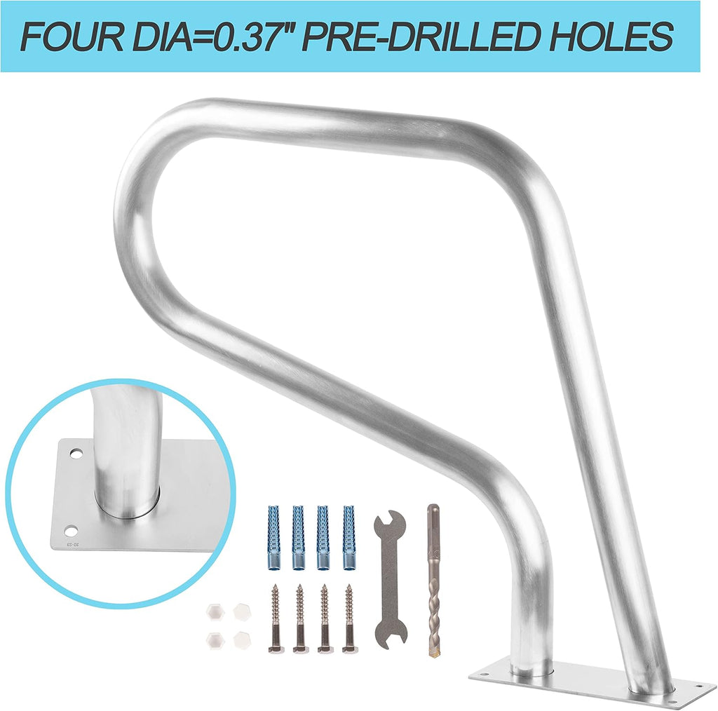 Rustproof Stainless Steel Swimming Pool Handrail Q750