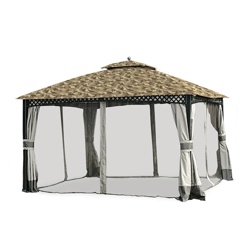 Camo Sand Gazebo Replacement Canopy Q9202