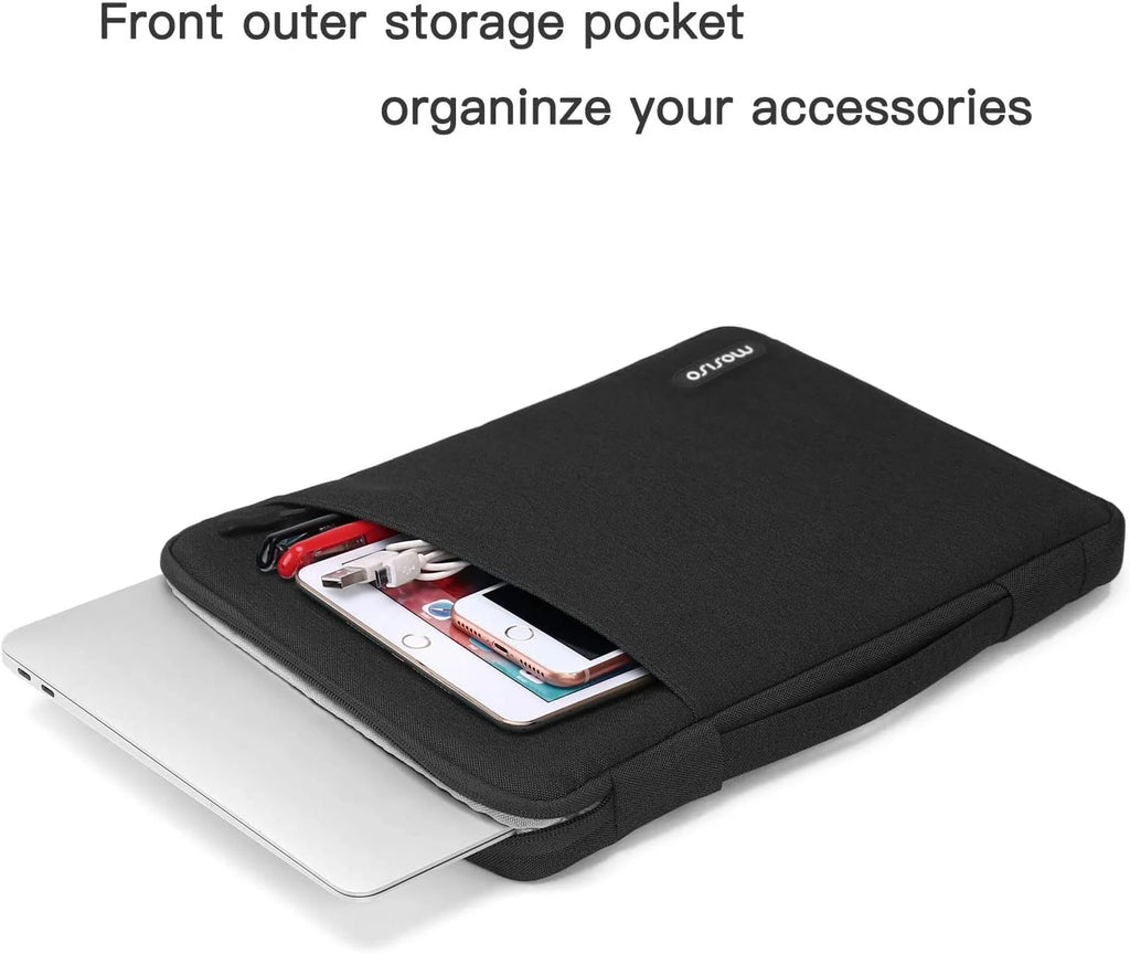 Black Plastic Hard Shell 3 in 1 Case for MacBook Air 13 inch A564916