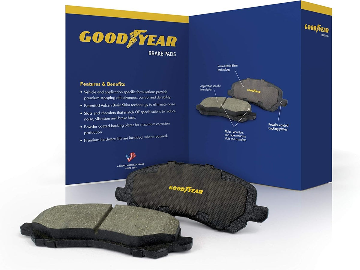 Semi-Metallic Front Brake Pads Pack of 2 E551