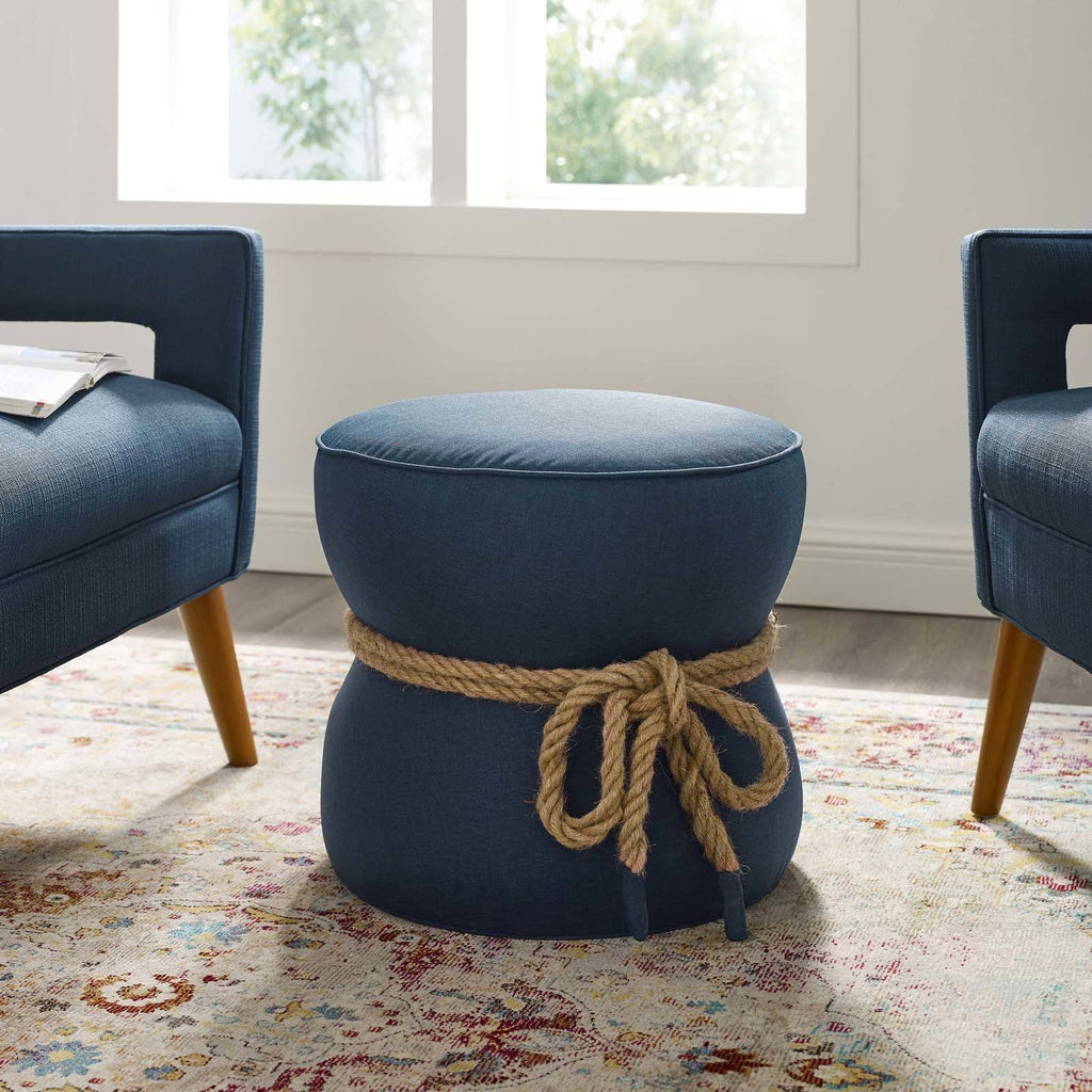 Red Fabric Ottoman P27635