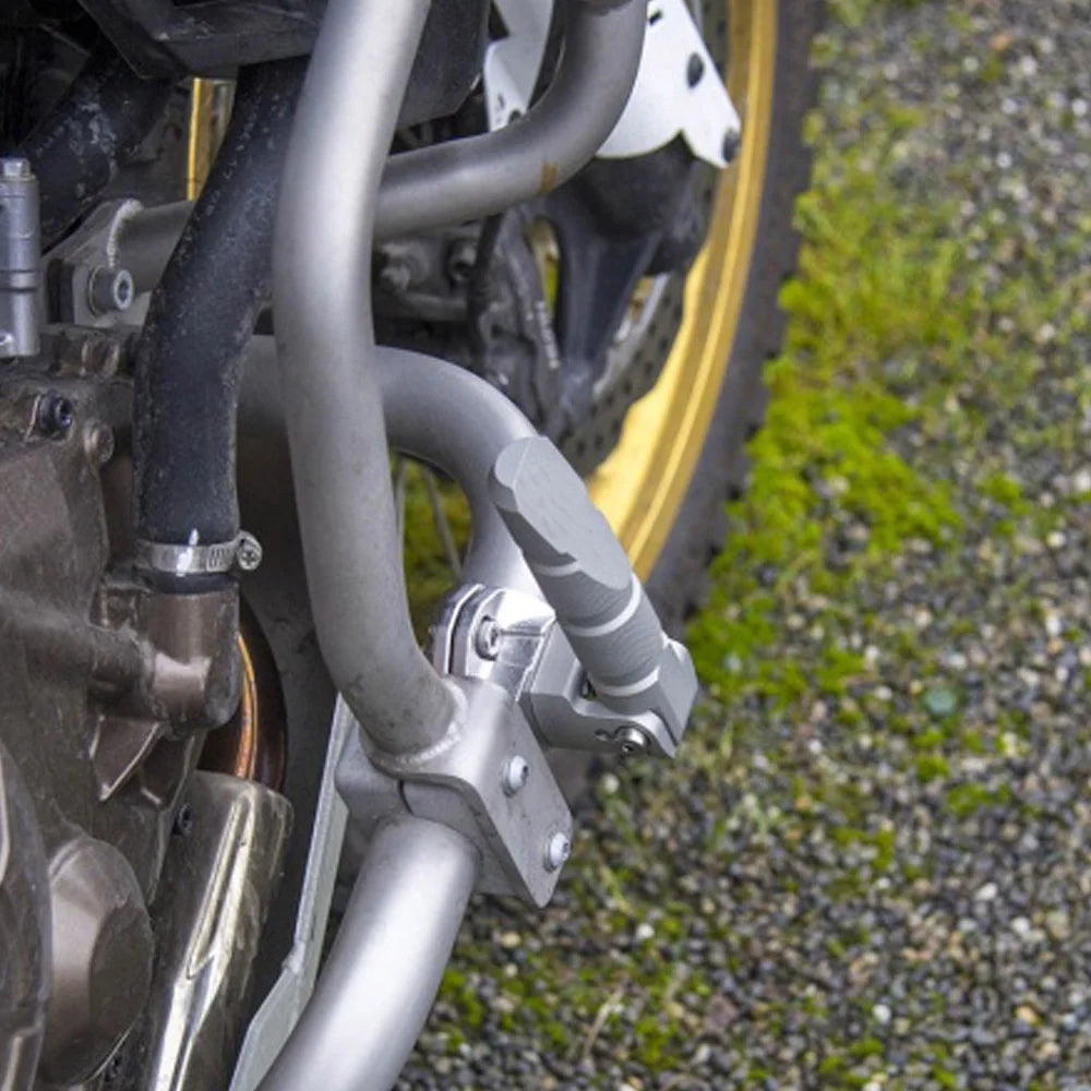 Universal Motorcycle 360 Rotatable Highway Crash Bar Foot Pegs I4004