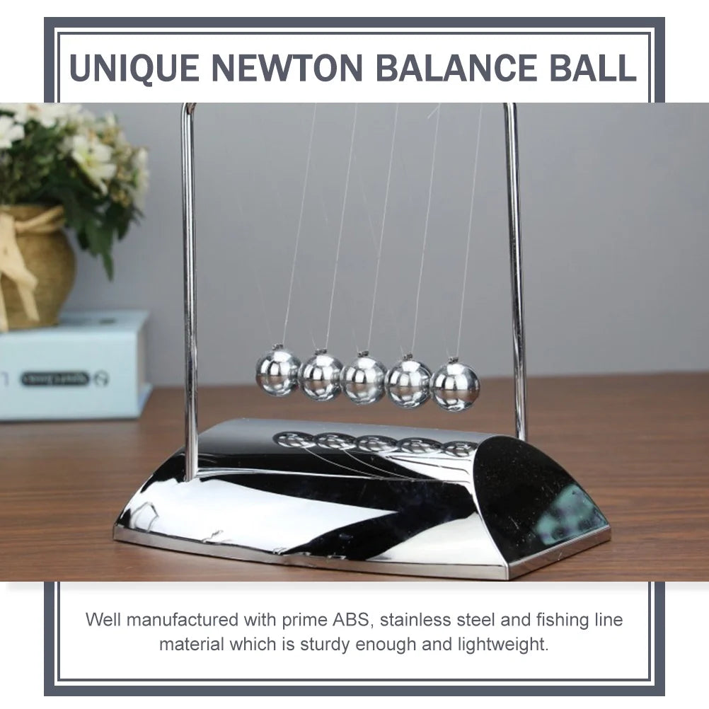 Newton Cradle Balance Ball Desktop Ornament J914
