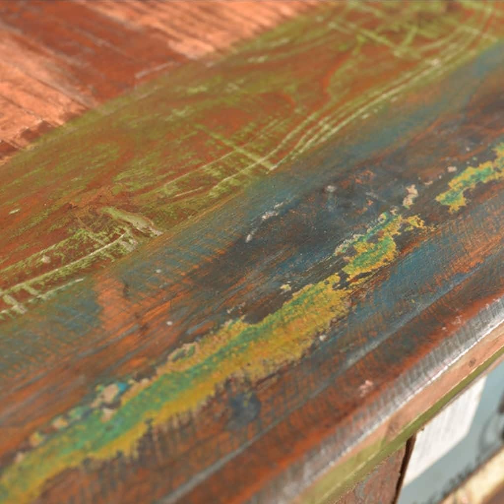 Solid Reclaimed Wood Cabinet 4 Drawers Sideboard N9869