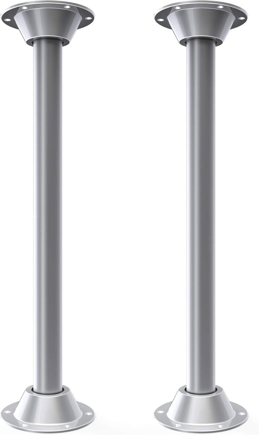 Black Surface Mount Table Leg System Two Pack P314953