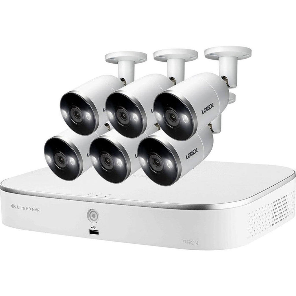 4K Ultra HD 8-Channel 3tb NVR System with 6X 8MP Bullet Cameras B6086