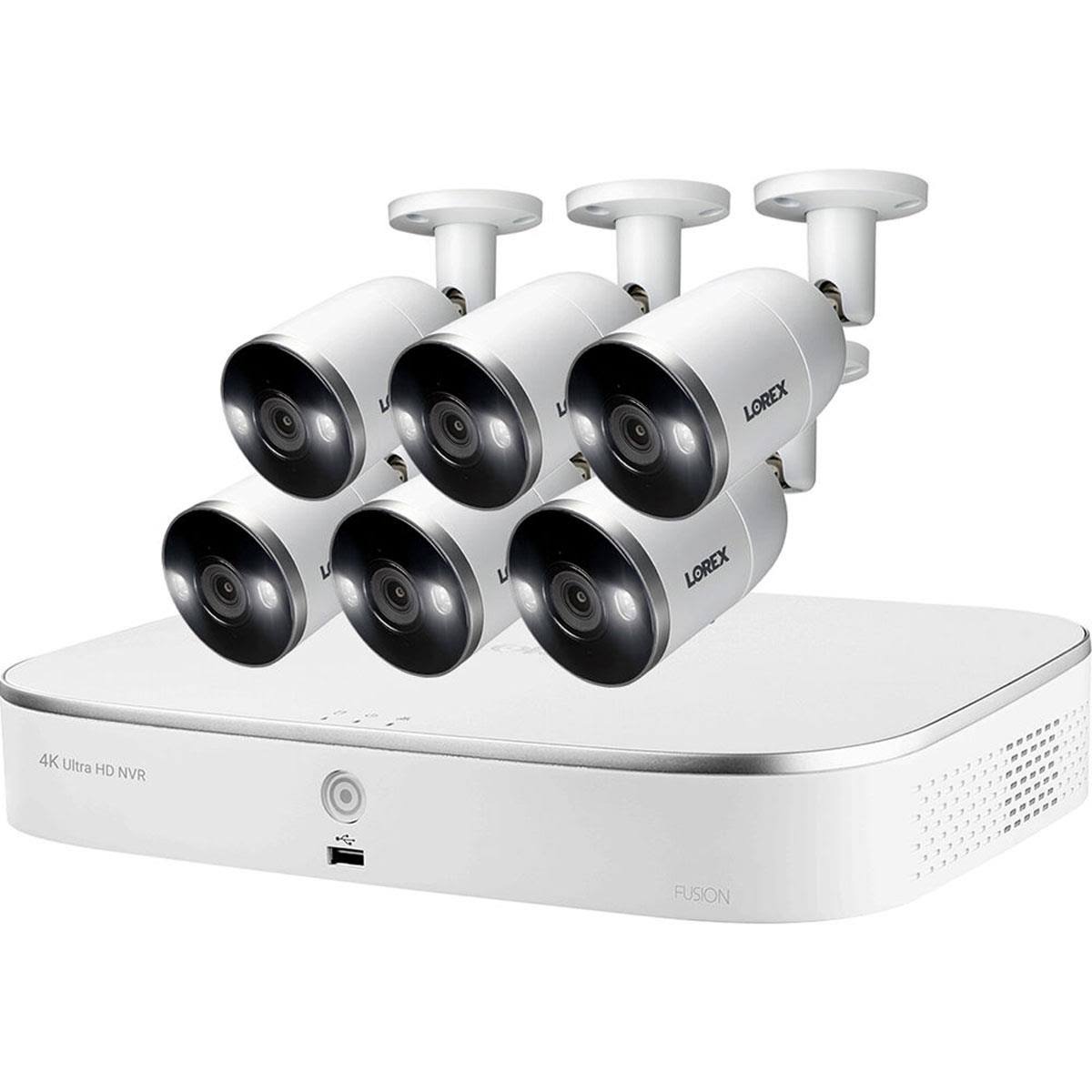 4K Ultra HD 8-Channel 3tb NVR System with 6X 8MP Bullet Cameras B6086
