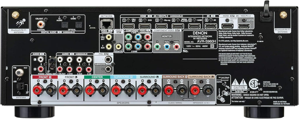 8K Ultra HD 7.2 Channel AV Receiver U886059