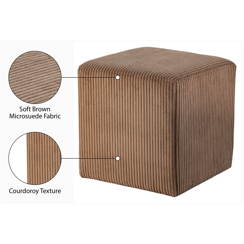 Brown Ottoman/Stool Z9747