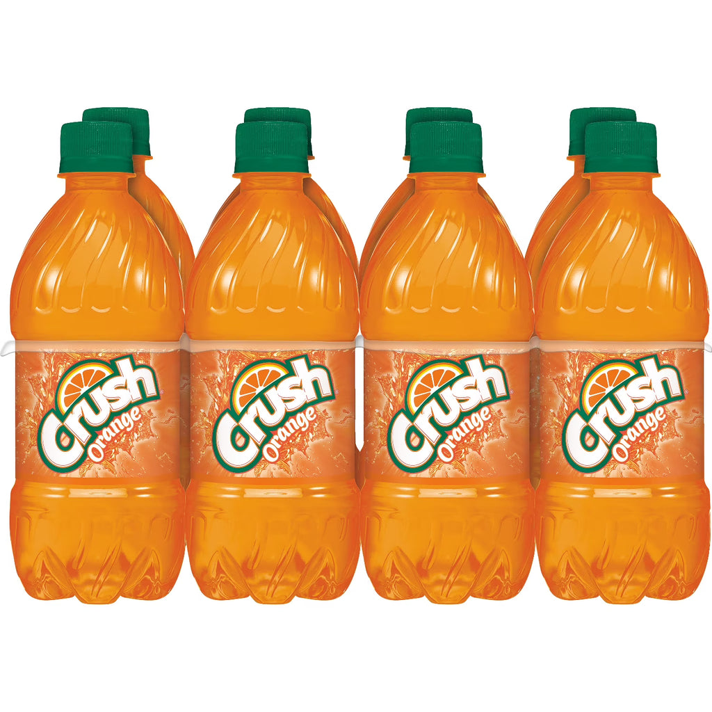 Crush Orange Soda, 12 fl oz, 8 pack T905331