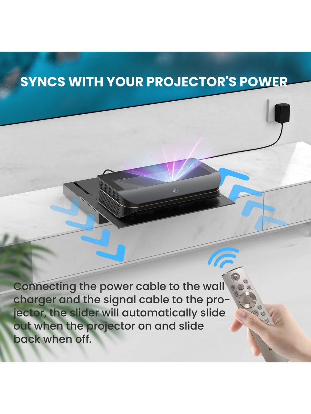 Motorized Slider Tray for Ultra Short Throw Projector C435