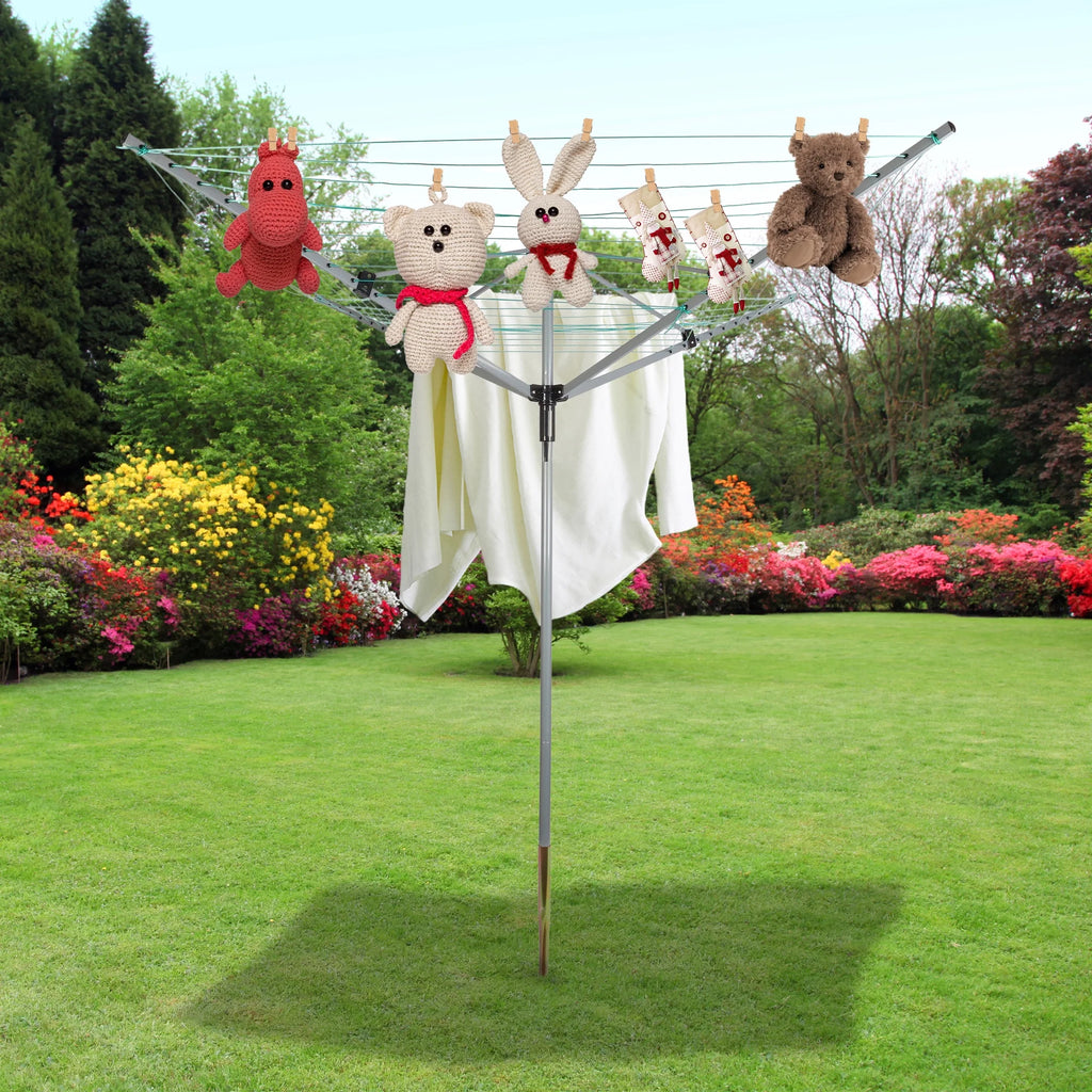 Green Retractable Umbrella Drying Rack C331