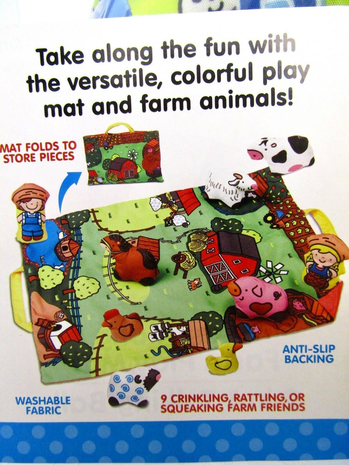 2-in-1 Talking Ball and Take-Along Farm Play Mat H690