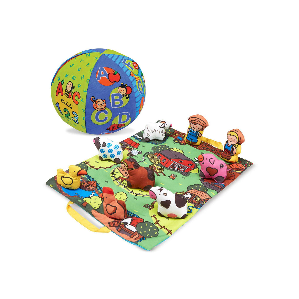 2-in-1 Talking Ball and Take-Along Farm Play Mat H690