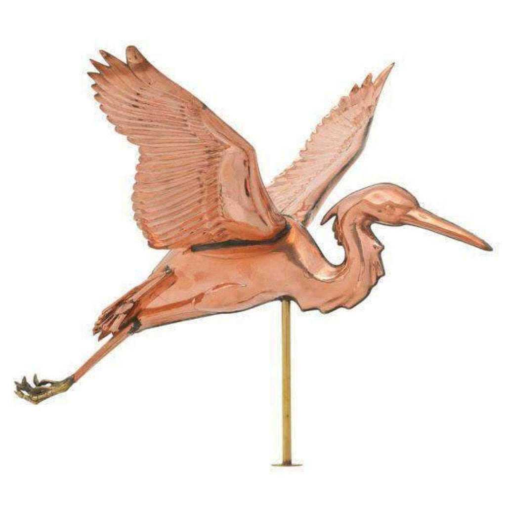 Verdigris Copper Heron Weathervane Y128913
